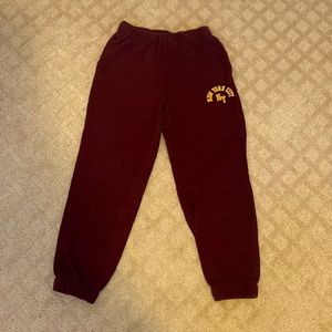 Maroon Sweatpants